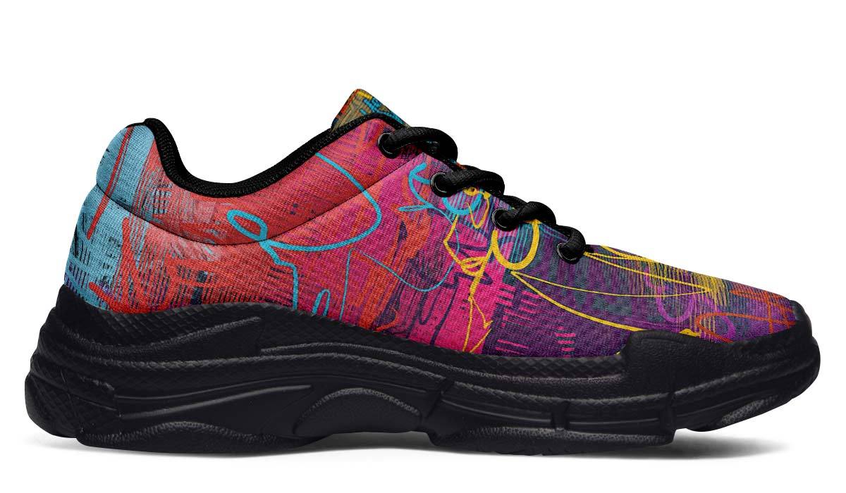 Chunkysneakers-105AbstractColorsandLines04501-BW-YWV-STR3.jpg