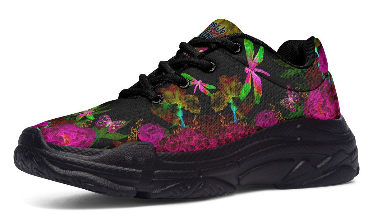 Chunkysneakers-105flowersanddragonflyblack02372-Blk-YWV-STR2.jpg